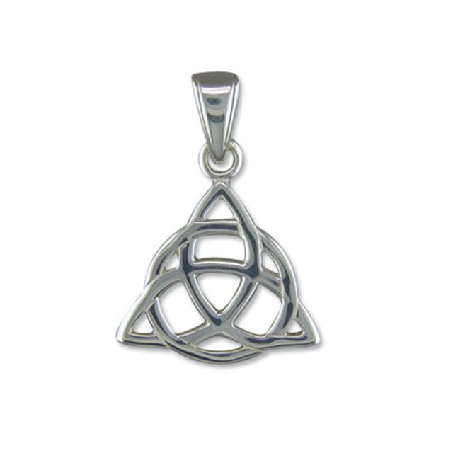 Buy Sterling Silver Triquetra Pendant by World of Jewellery