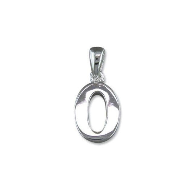 Buy Sterling Silver Initial O Pendant by World of Jewellery