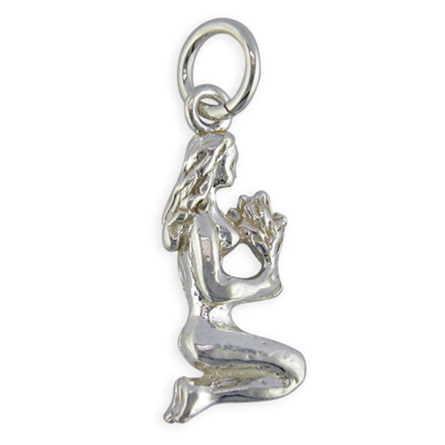 Buy Sterling Silver Zodiac Sign Virgo Pendant by World of Jewellery