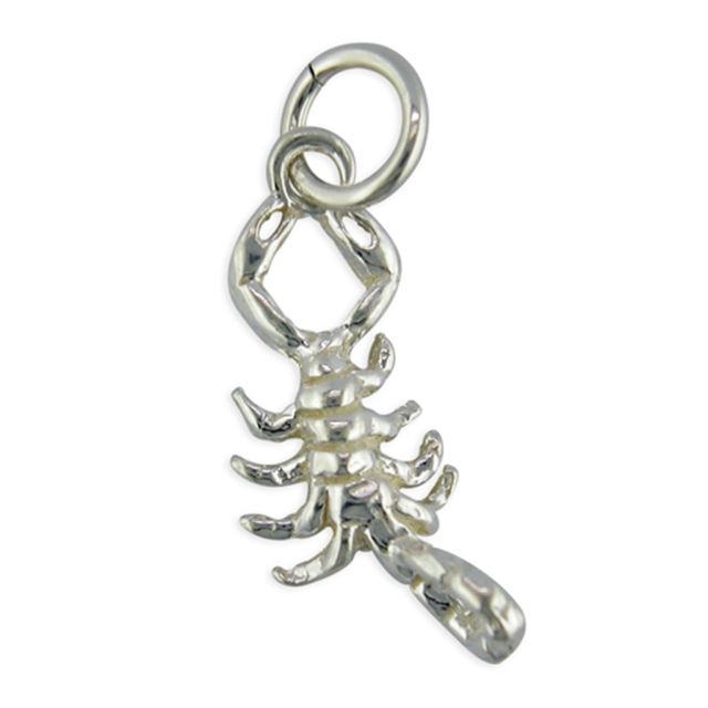 Buy Sterling Silver Zodiac Sign Scorpio Pendant by World of Jewellery