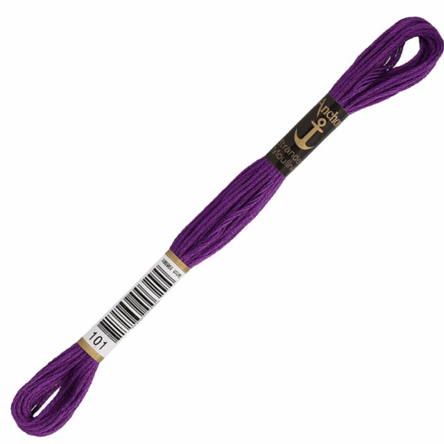 Buy Anchor Stranded Cotton Shade Number 101 by World of Jewellery