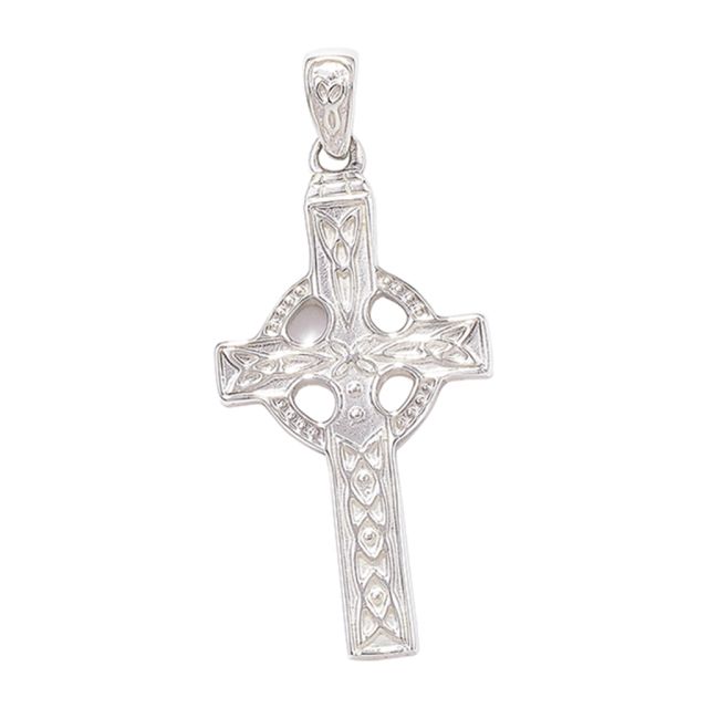 Buy Sterling Silver Celtic Cross Pendant by World of Jewellery