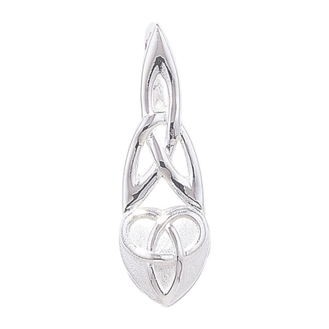 Buy Sterling Silver Celtic Heart Pendant by World of Jewellery