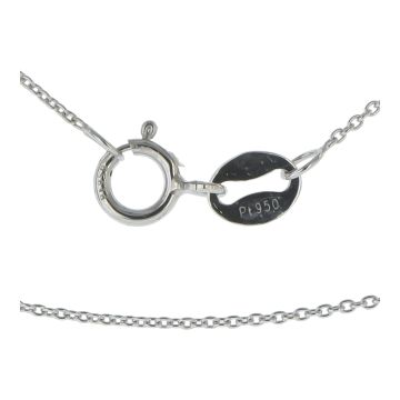 Boys 950 Solid Plain Platinum Fine Rolo Chain Necklace 16 - 18 Inch