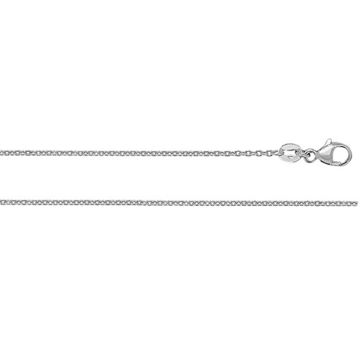 Boys 950 Plain Solid Platinum 1mm Rolo Chain Necklace 16 - 24 Inch