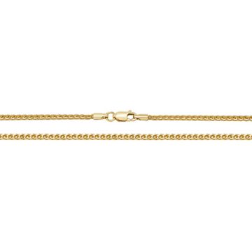9ct Gold 2mm Spiga Wheat Chain Necklace 16 - 30 Inch