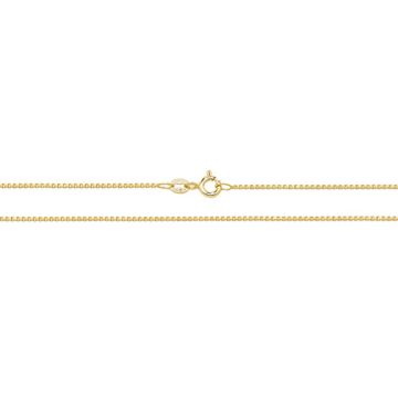 9ct Gold Box 1mm Chain Necklace 16 - 20 Inch