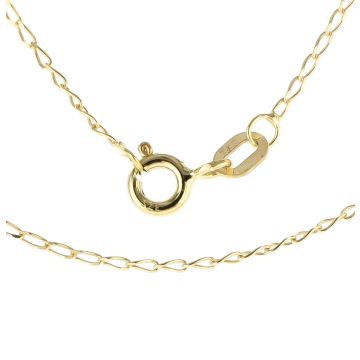 9ct Gold Fine Rada Chain Necklace 16 - 20 Inch