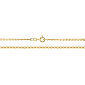 Girls 9ct Gold 2.2mm Close Curb Chain Necklace 16 - 30 Inch