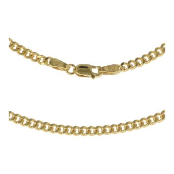 Girls 9ct Gold 2.8mm Close Curb Chain Necklace 16 - 30 Inch