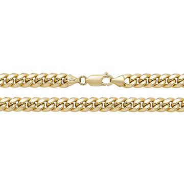 9ct Gold 6mm Semi Solid Cuban Curb Chain Necklace 20 - 30 Inch
