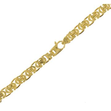 Gold Byzantine Chain Close Up
