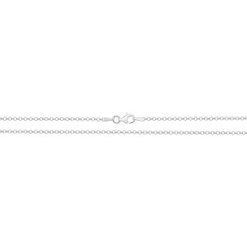 Sterling Silver 1mm Fine Belcher Chain Necklace 16 - 20 Inch