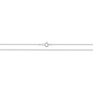 Sterling Silver 1.5mm Fine Belcher Chain Necklace 16 - 20 Inch