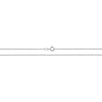 Sterling Silver 1mm Fine Faceted Belcher Chain Necklace 16 - 24 Inch
