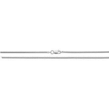 Girls Sterling Silver 2.5mm Round Snake Chain Necklace 16 - 24 Inch