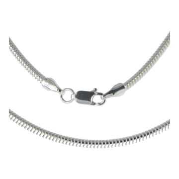 Girls Solid Sterling Silver 3mm Round Snake Chain Necklace 16 - 30 Inch