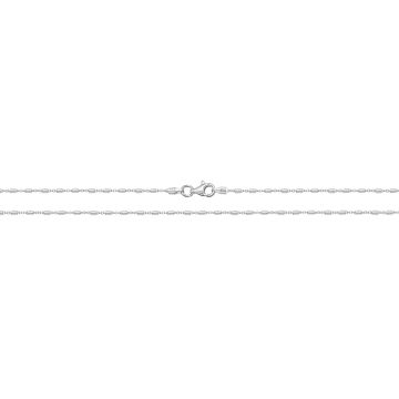 Sterling Silver 1mm Fine Diamond Cut Tube Chain Necklace 16 - 20 Inch