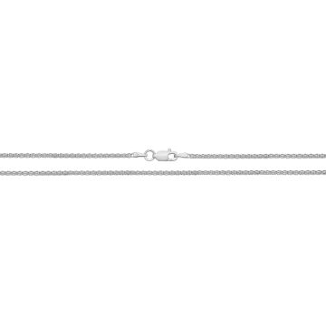 Girls Sterling Silver 1.5mm Fine Wheat Chain Necklace 16 - 30 Inch