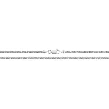 Girls Sterling Silver 2mm Fine Wheat Chain Necklace 16 - 30 Inch