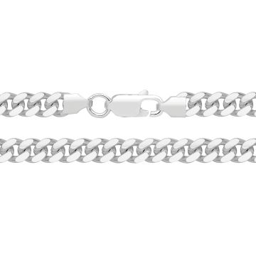 Girls Sterling Silver 3mm Cuban Curb Chain Necklace 16 - 30 Inch
