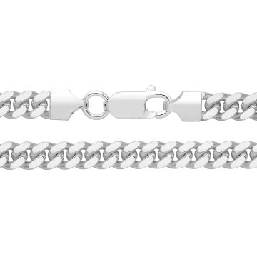 Girls Sterling Silver 3.5mm Cuban Curb Chain Necklace 18 - 30 Inch