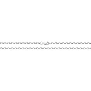Sterling Silver Faceted Belcher 2mm Chain Necklace 16 - 30 Inch