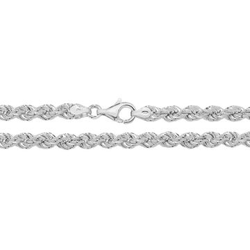 Boys Sterling Silver 10mm Rope Chain Necklace 24 - 32 Inch