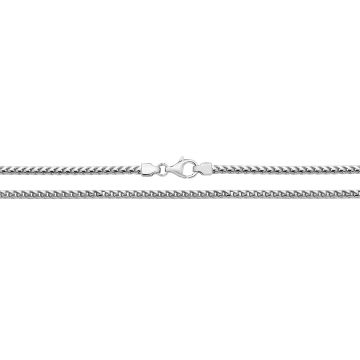 Sterling Silver 2mm Franco Chain Necklace 18 - 32 Inch
